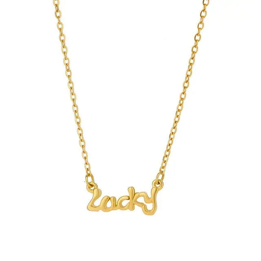 Lucky Girl Necklace The Chic Women.