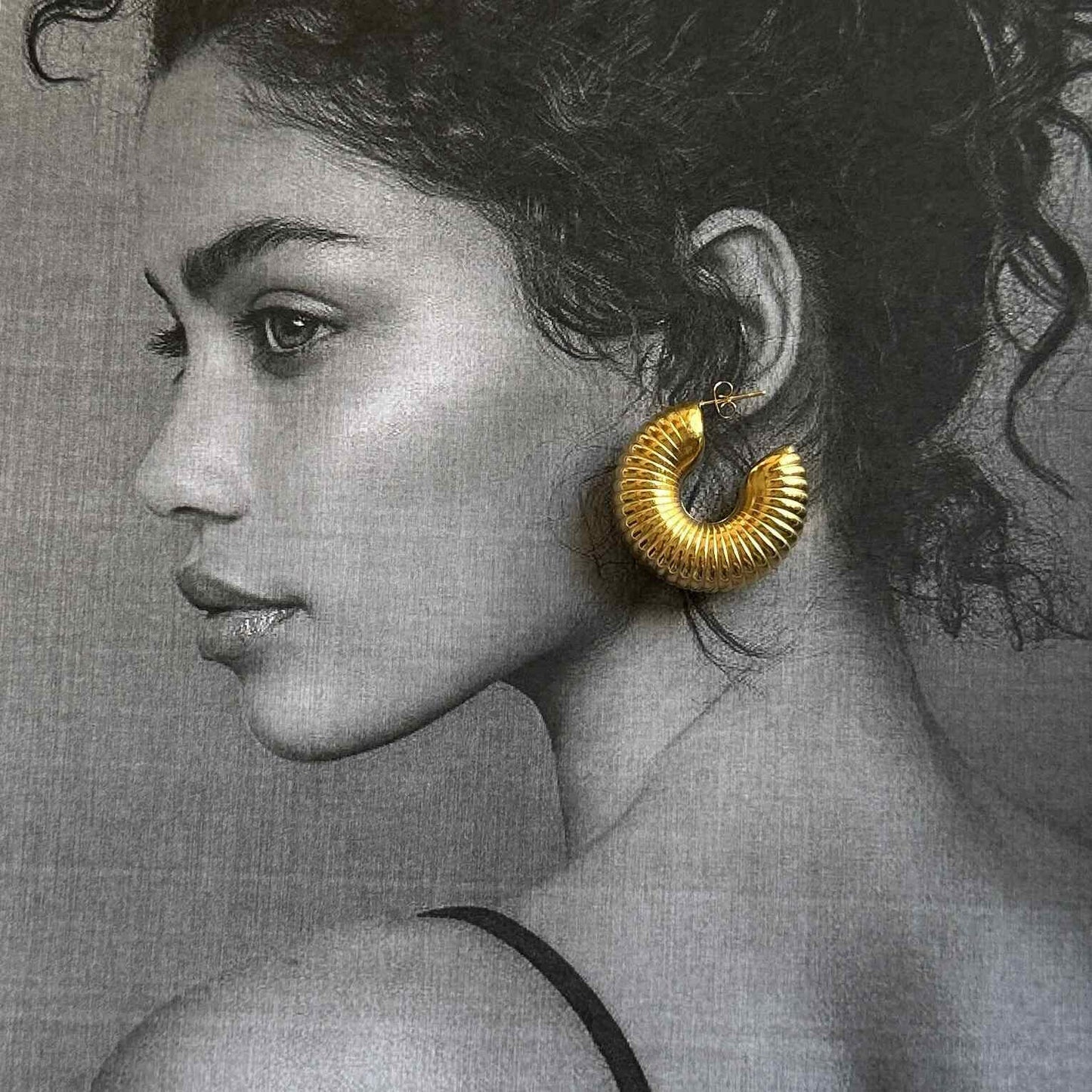 Spiral Hoops The Chic Women.