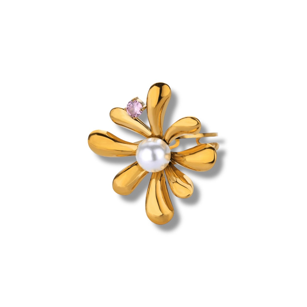 Sunlit Flower Ring