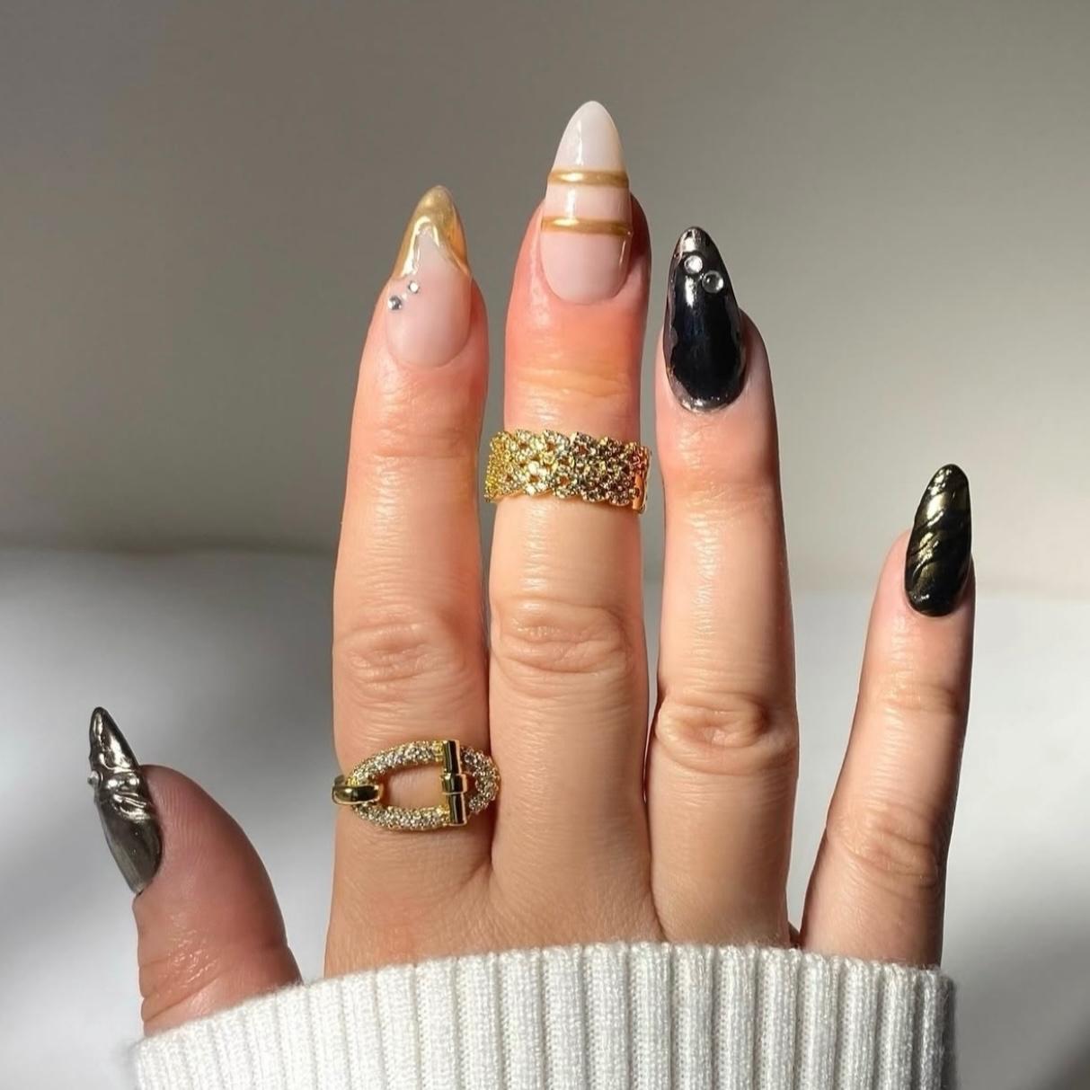 Golden Glimmer Ring