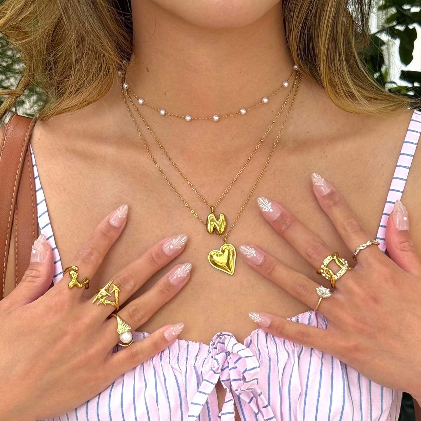 Bubble Letter Necklace