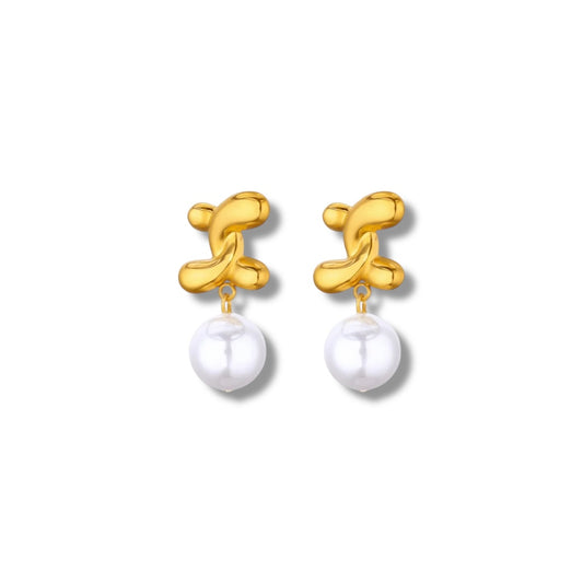 Halo Pearl Earrings
