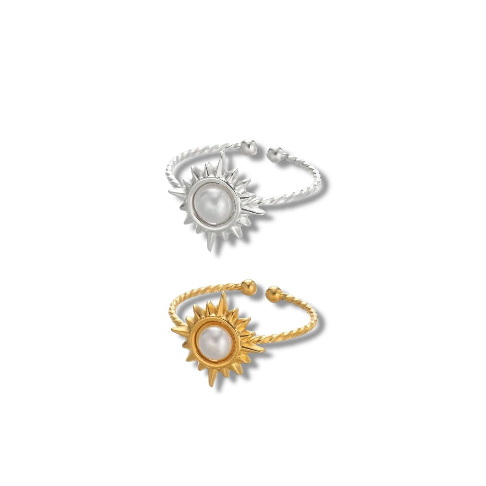 Solar Pearl Ring
