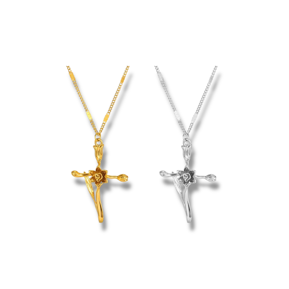 Blossom Cross Necklace