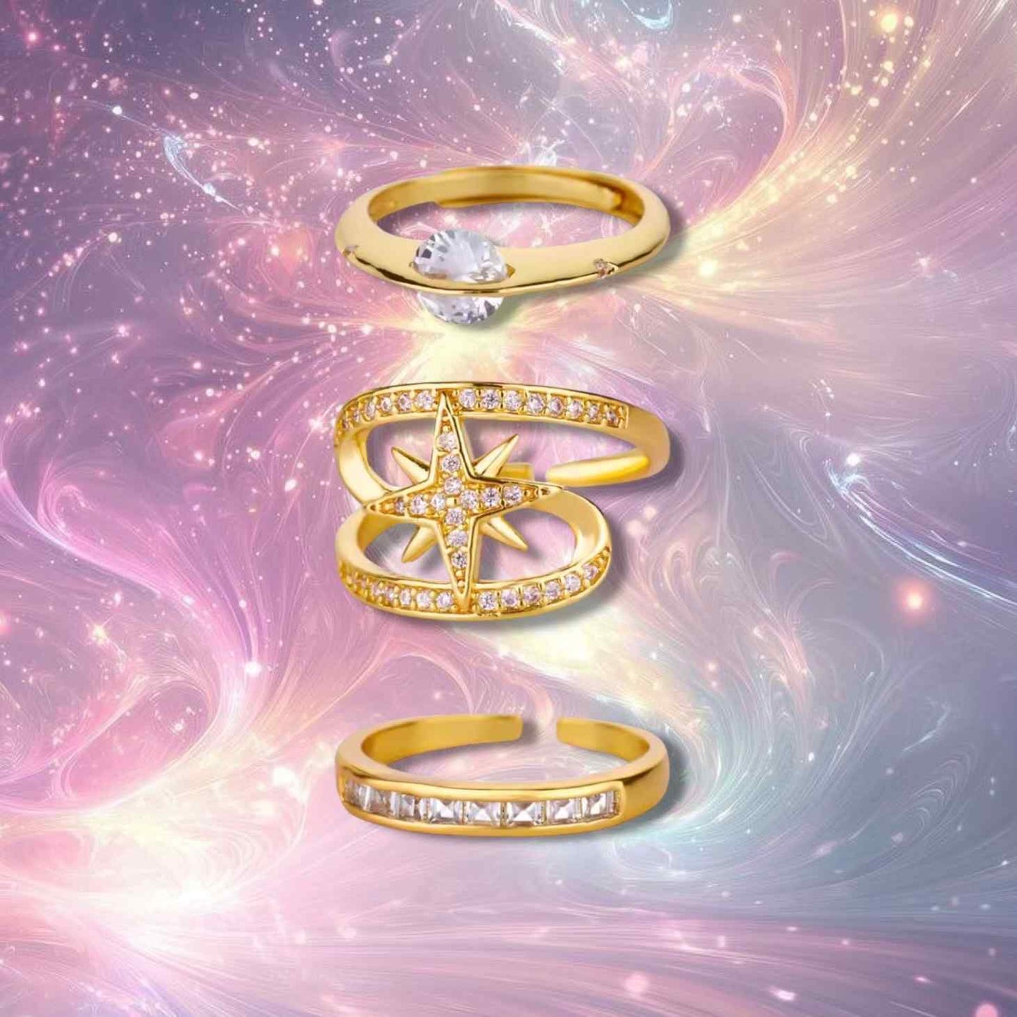 Celestial Charm Rings