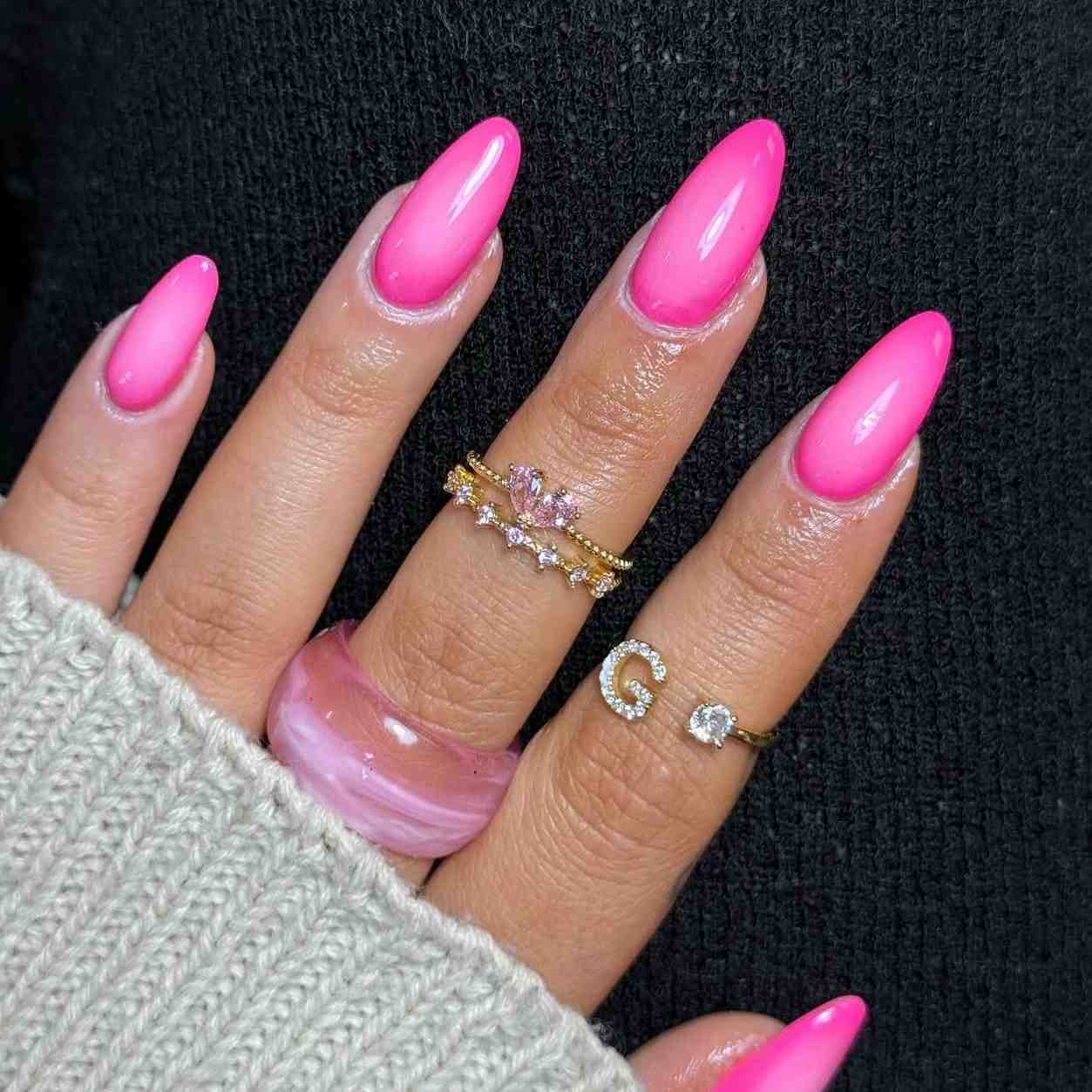 Icy Initial Ring