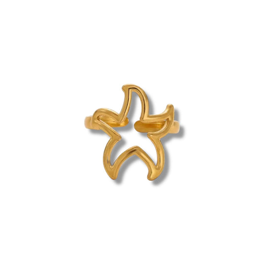 Hollow Starfish Ring