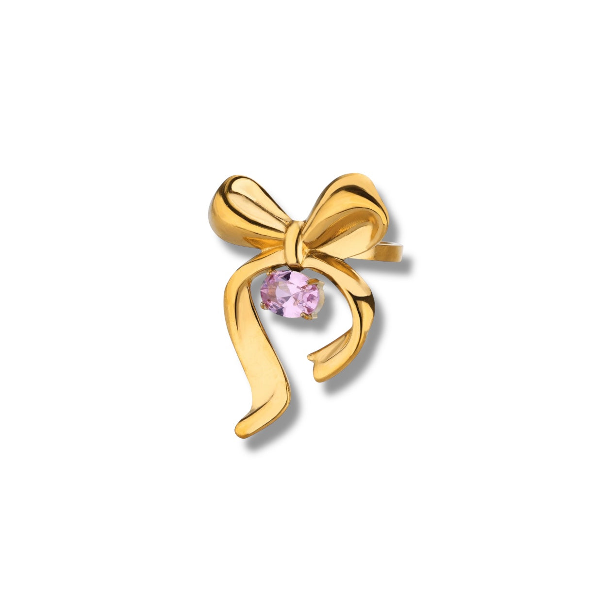 Pink Bow Ring