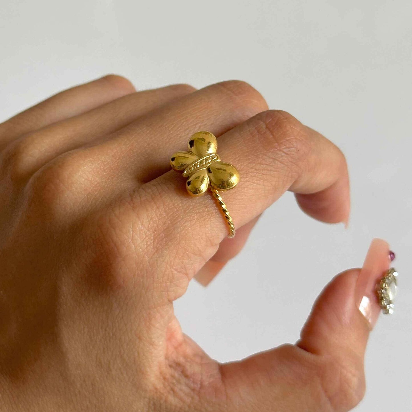 Bubbly Butterfly Ring The Chic Women.