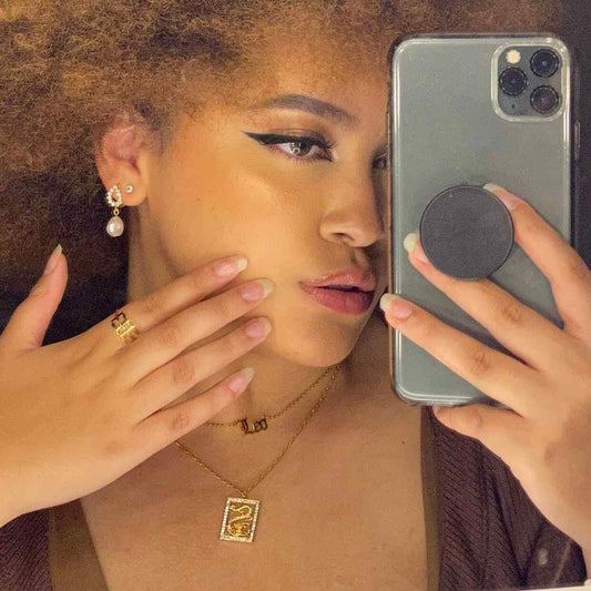 Pearl Drop Earrings The Chic Women.