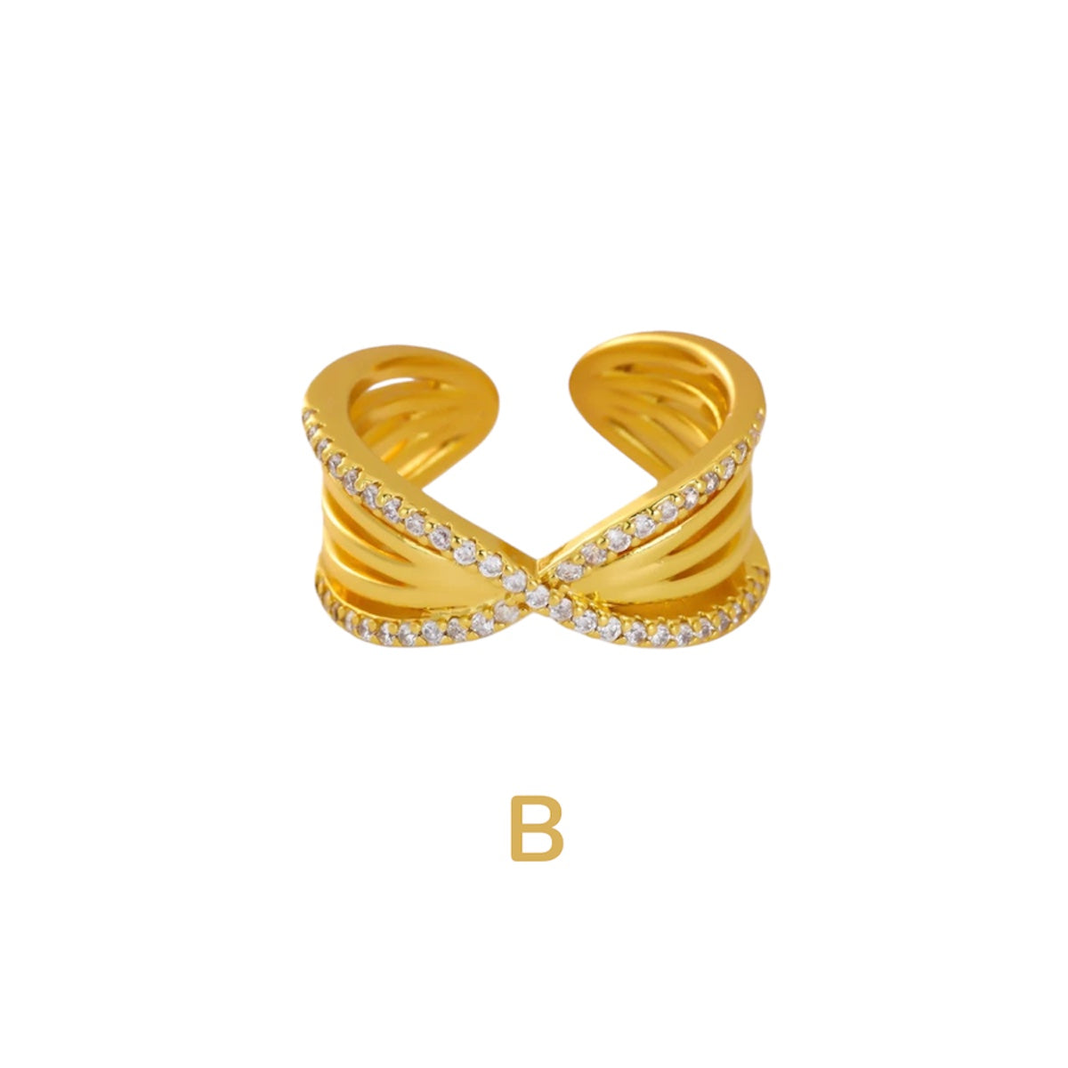 Twisted Spark Ring