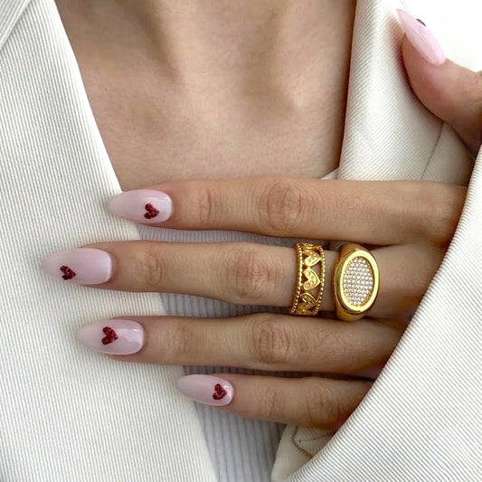 Heart Band Ring