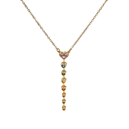 Spectrum Hearts Necklace