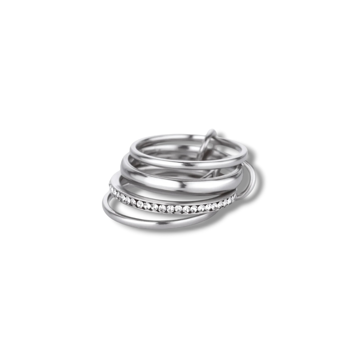 Silver Stacks Ring