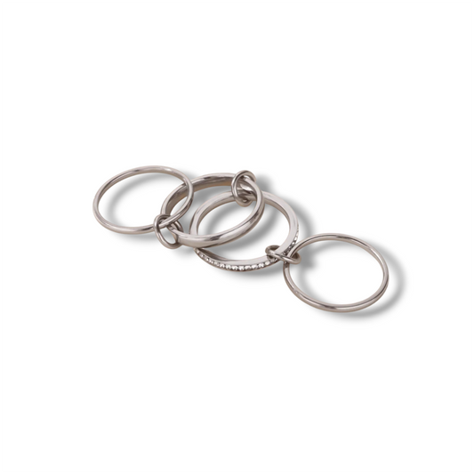 Silver Stacks Ring