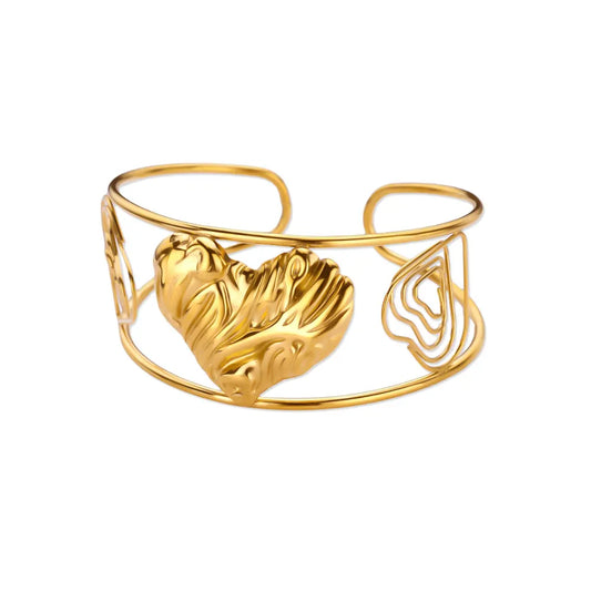 Bold Heart Bangle