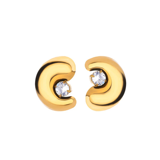 Golden Eclipse Earrings