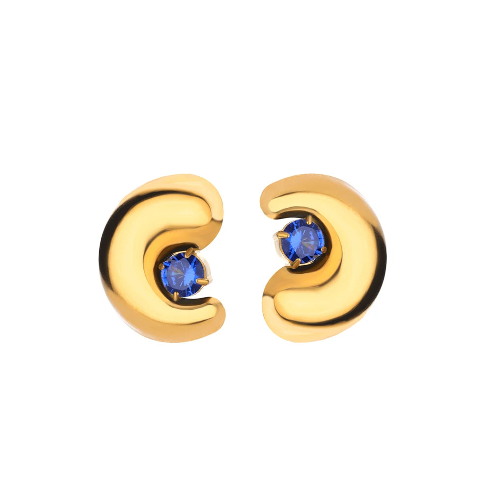 Golden Eclipse Earrings