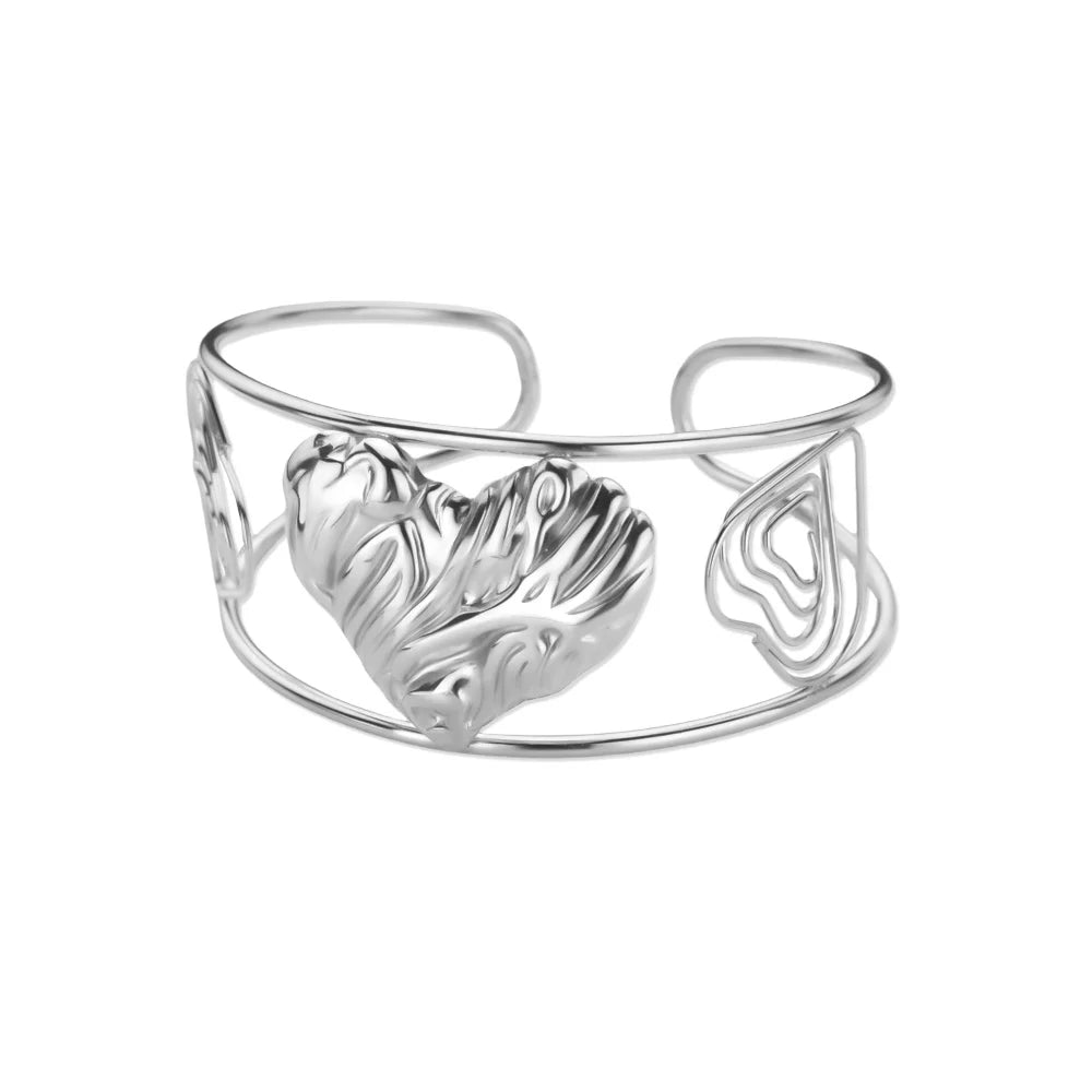 Bold Heart Bangle