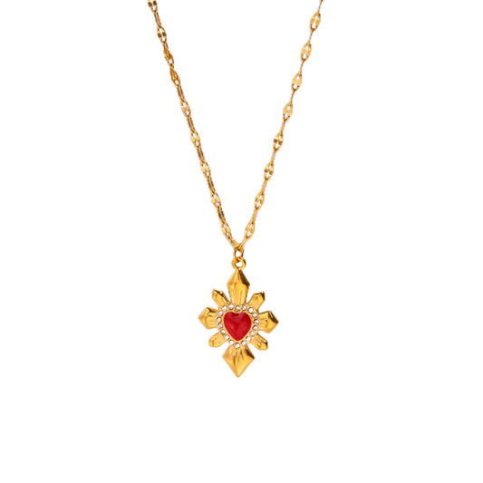 Red Heart Necklace