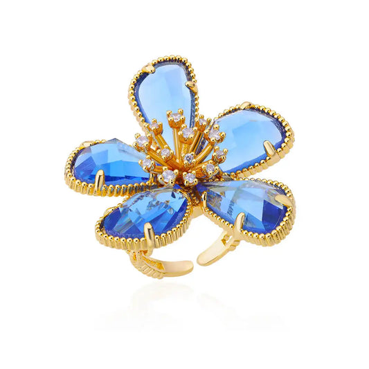 Sapphire Bloom Ring