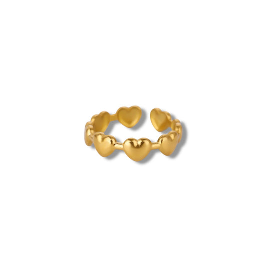 Bubble Heart Ring