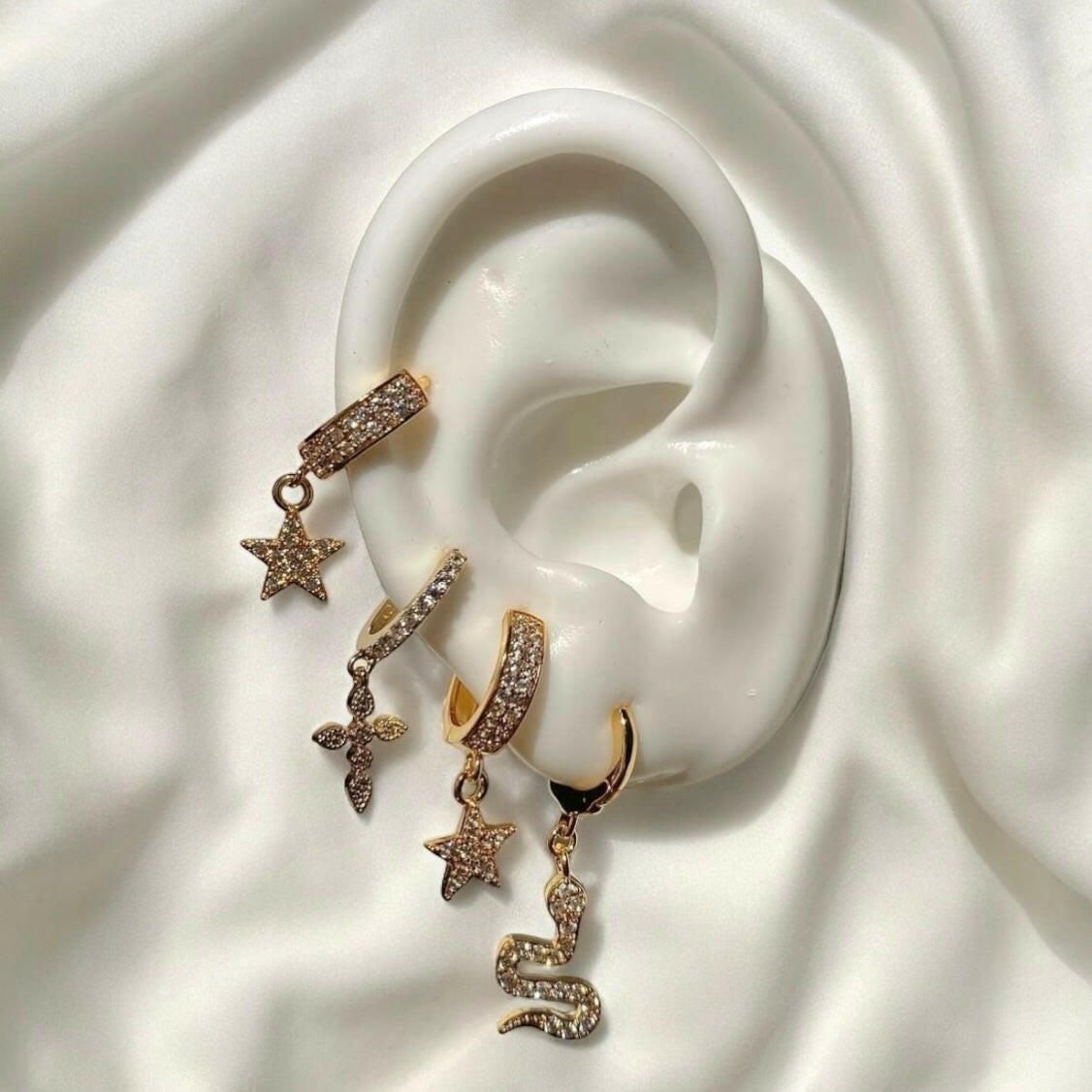 Essential Pave Earrings  The Chic Women.