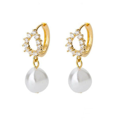 Pearl Drop Earrings  The Chic Women.