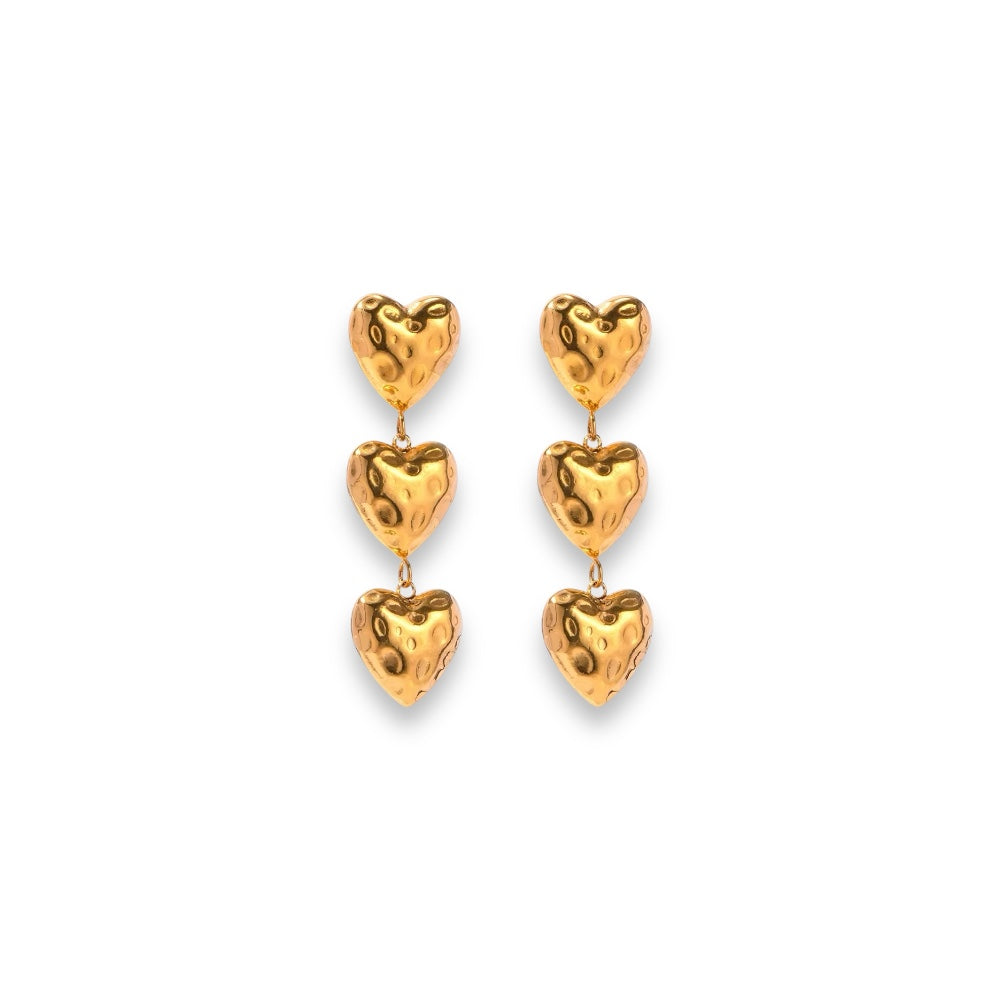 Heart Drop Earrings