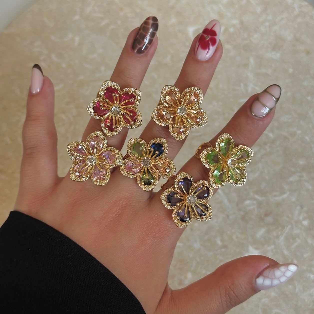 Mystic Petals Ring