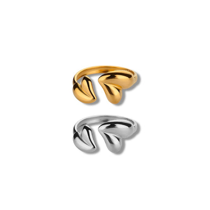 Duo Hearts Ring