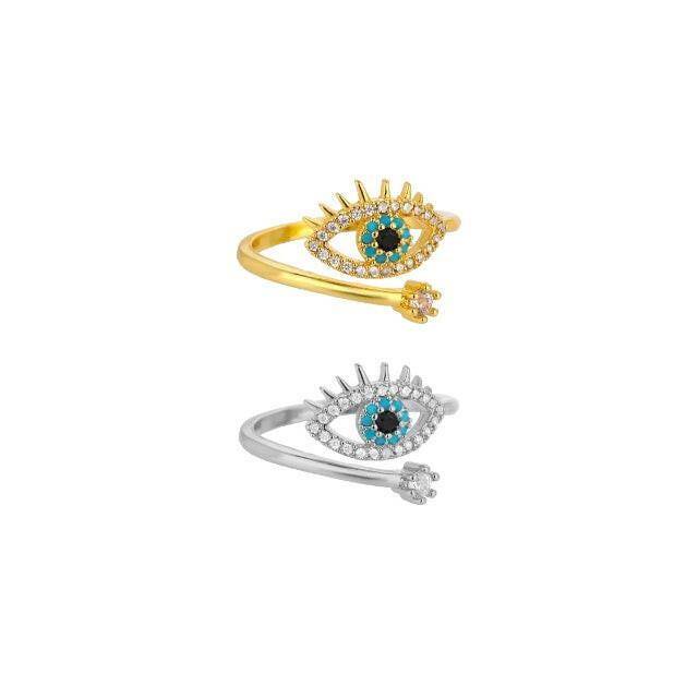 Evil Eye Ring  The Chic Women.