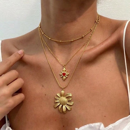 Sunflower Necklace