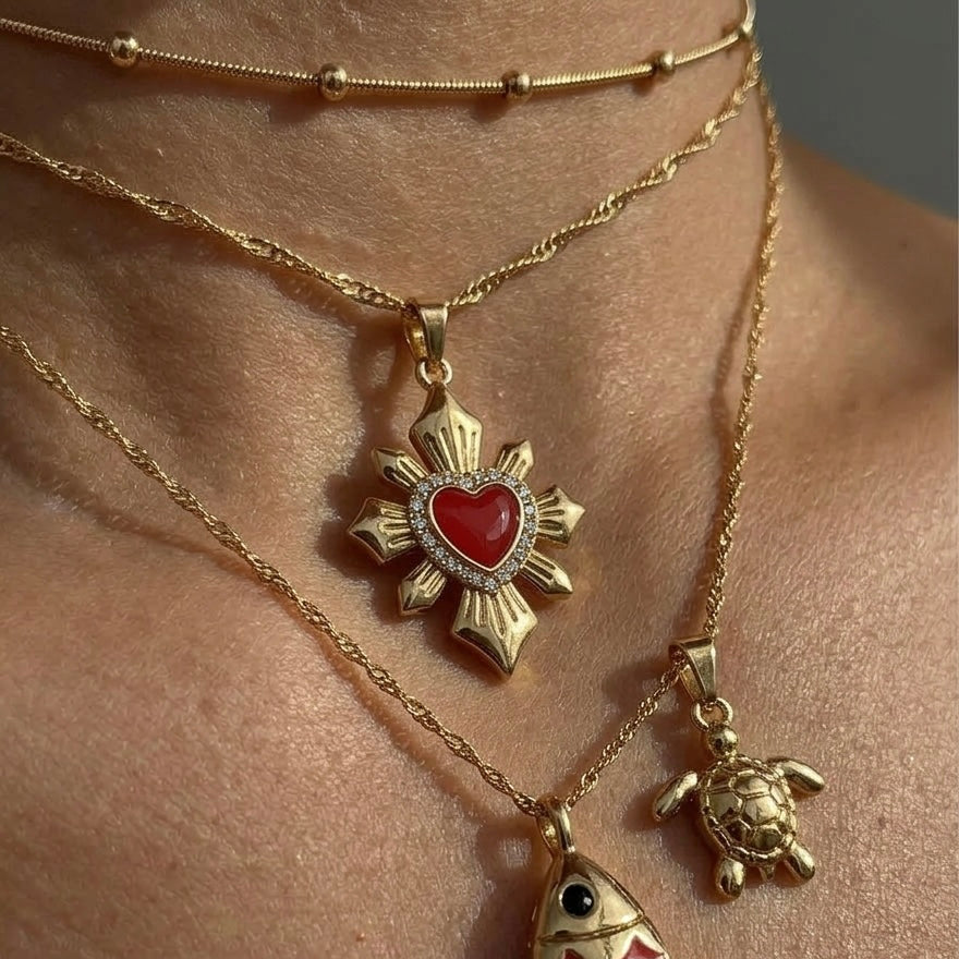 Red Heart Necklace