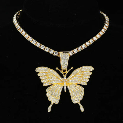 Icy Butterfly Necklace  The Chic Women.