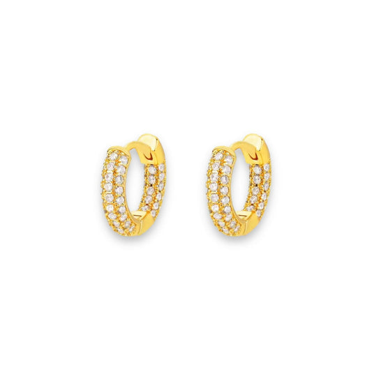 Mini Staple Hoops  The Chic Women.