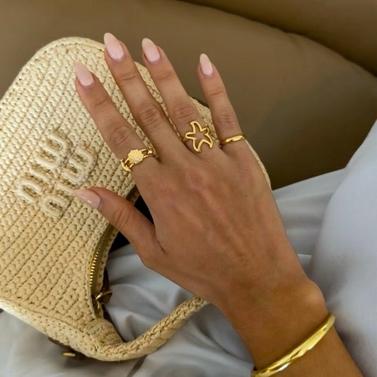 Hollow Starfish Ring