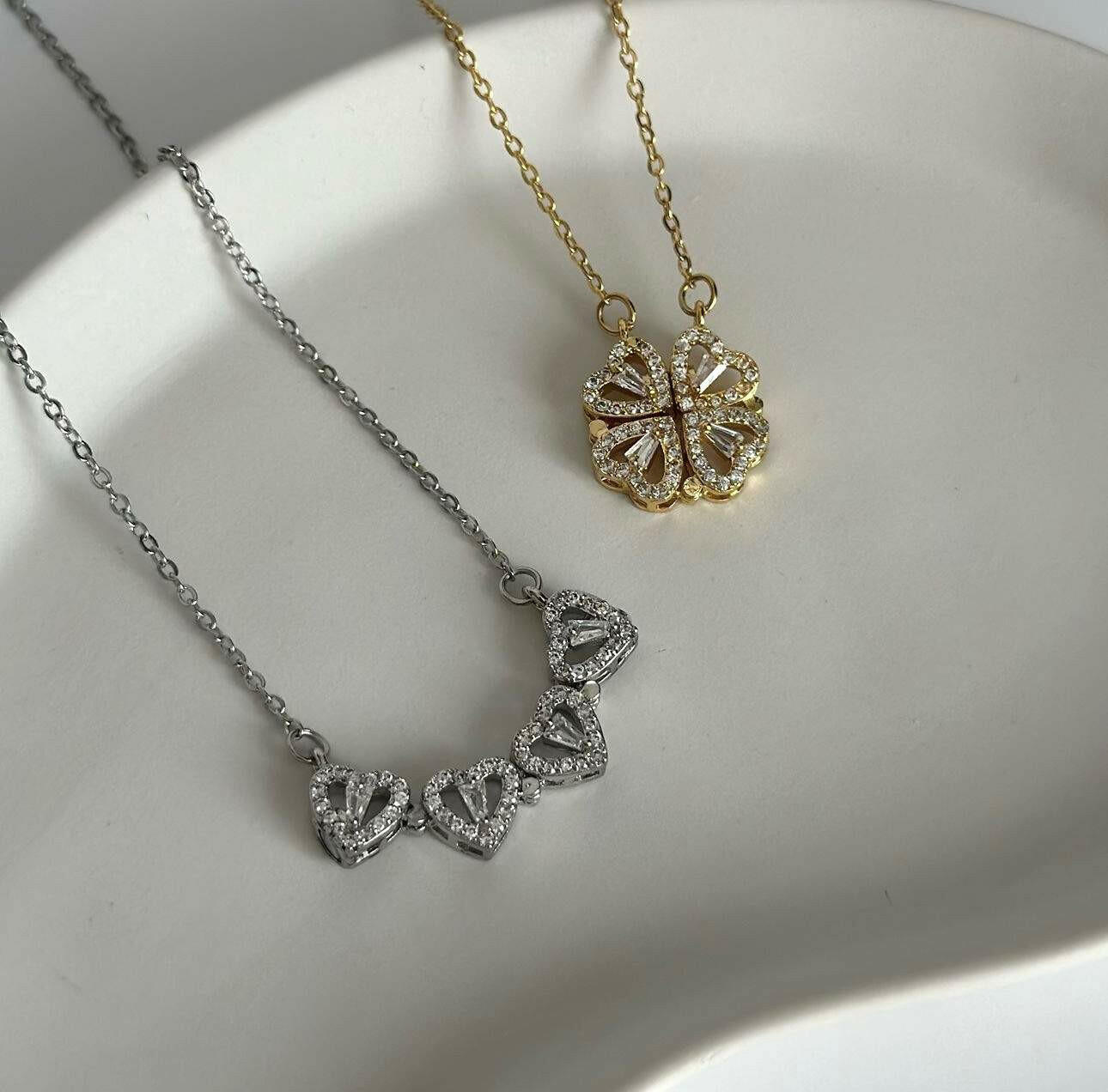 Magnetic Heart Necklace  The Chic Women.