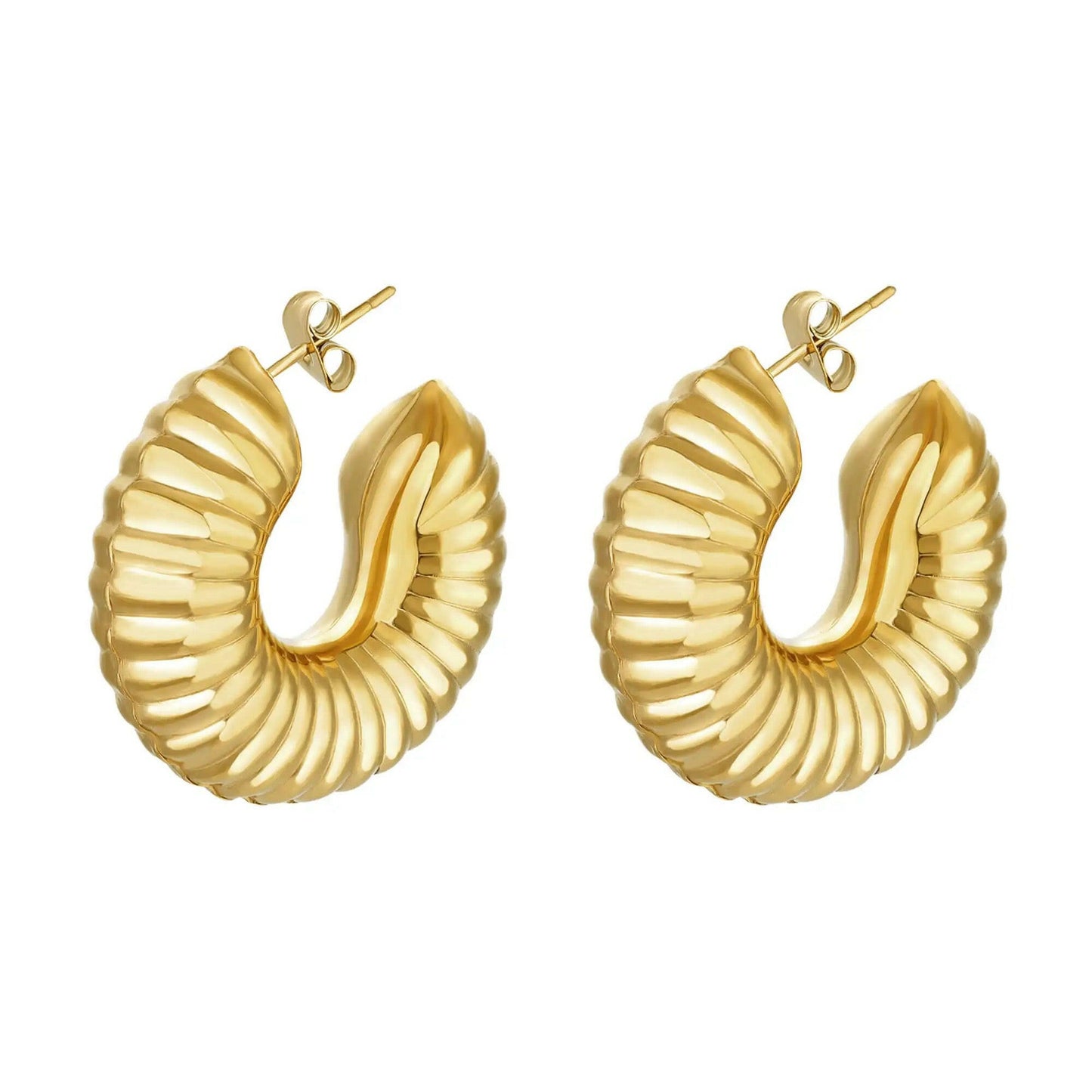 Spiral Hoops  The Chic Women.