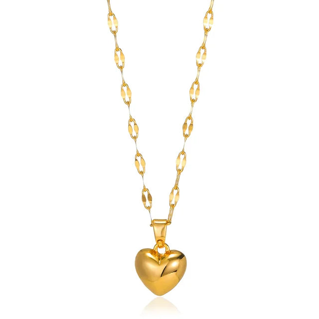 Bubbly Heart Necklace  The Chic Women.
