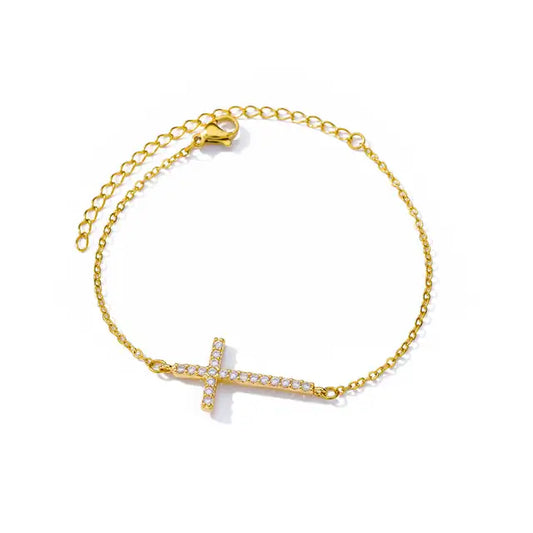 Holy Cross Bracelet/Anklet  The Chic Women.