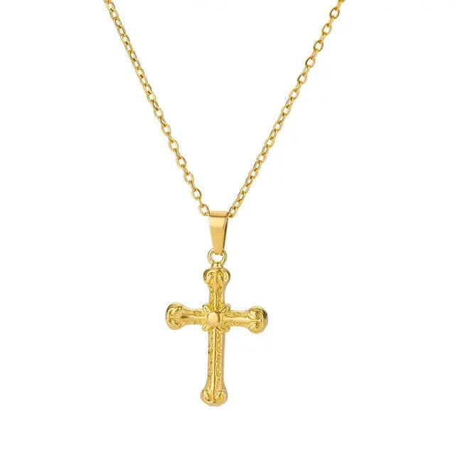 Victorian Cross Necklace  The Chic Women.