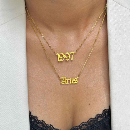 Zodiac Sign Necklace  The Chic Women.