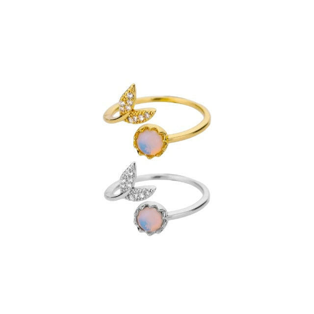 Opal Mermaid Ring  The Chic Women.