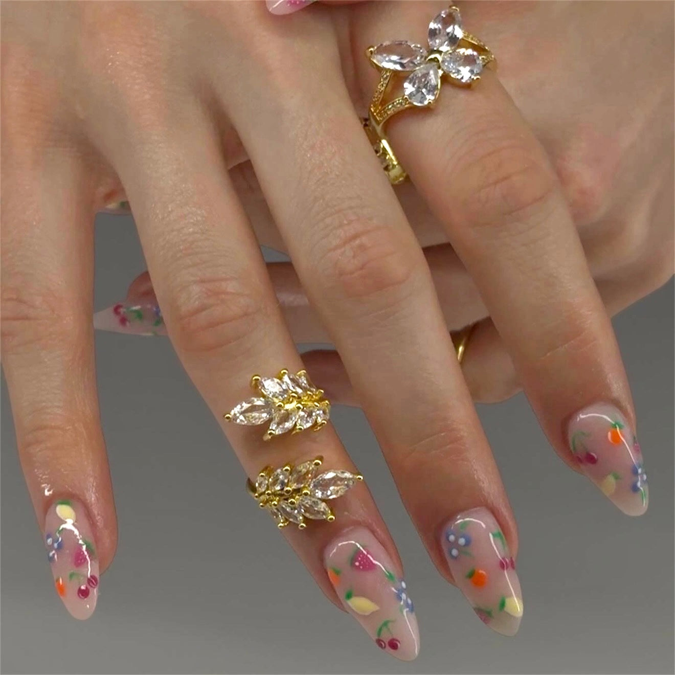 Double Leaf Ring