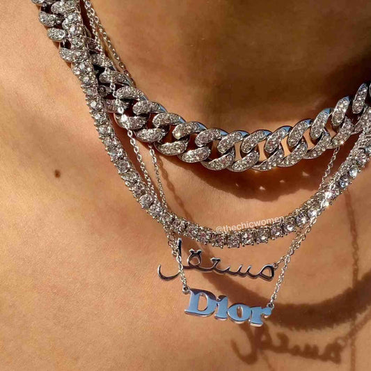 13mm Icy Cuban Chain  The Chic Women.