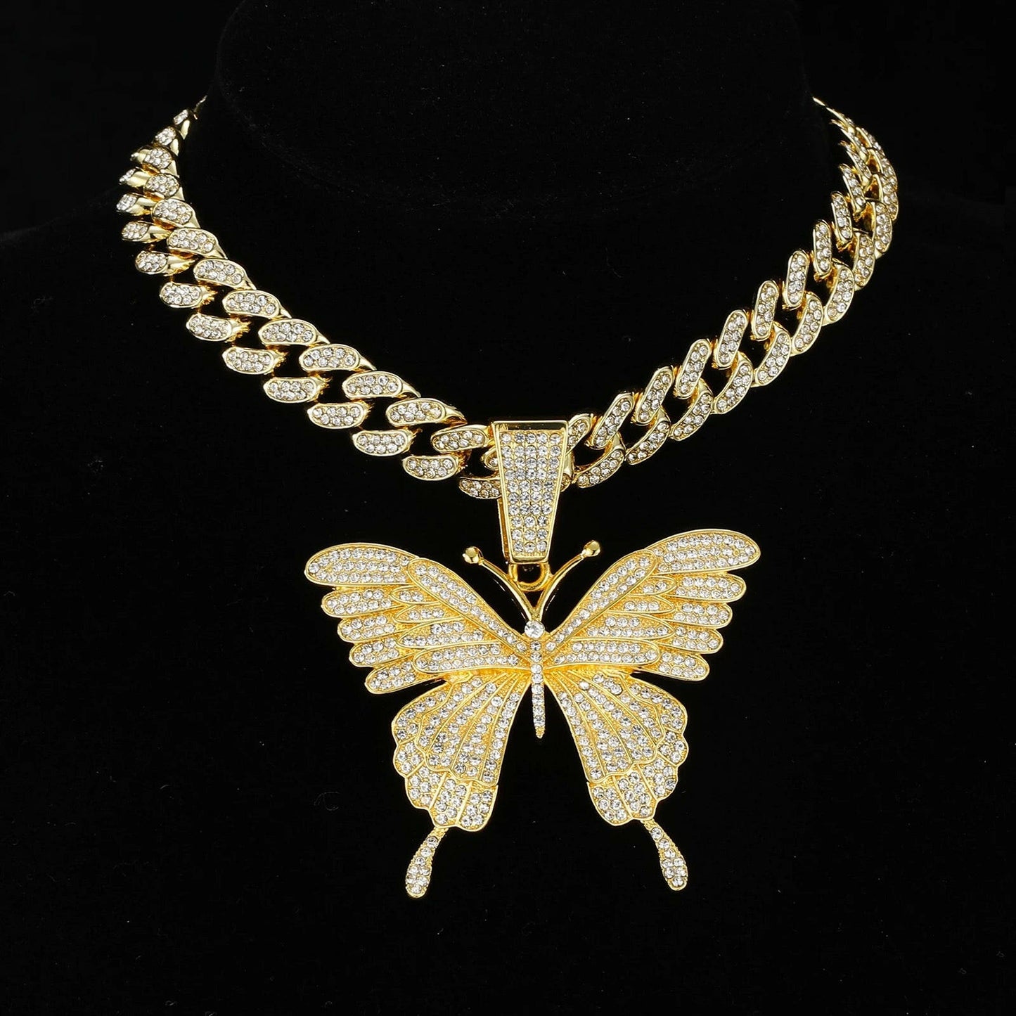 Icy Butterfly Necklace  The Chic Women.