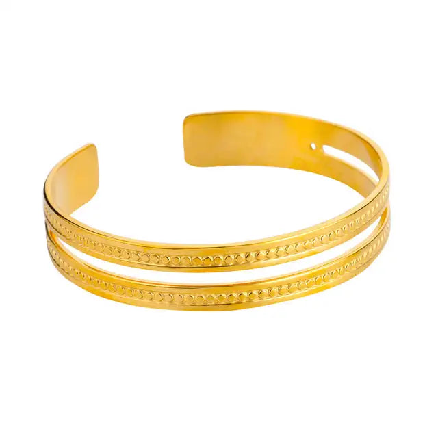 Duo Bangle Bracelet  The Chic Women.