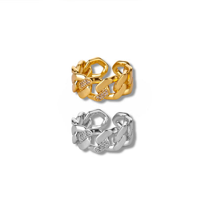 Cuban chain ring