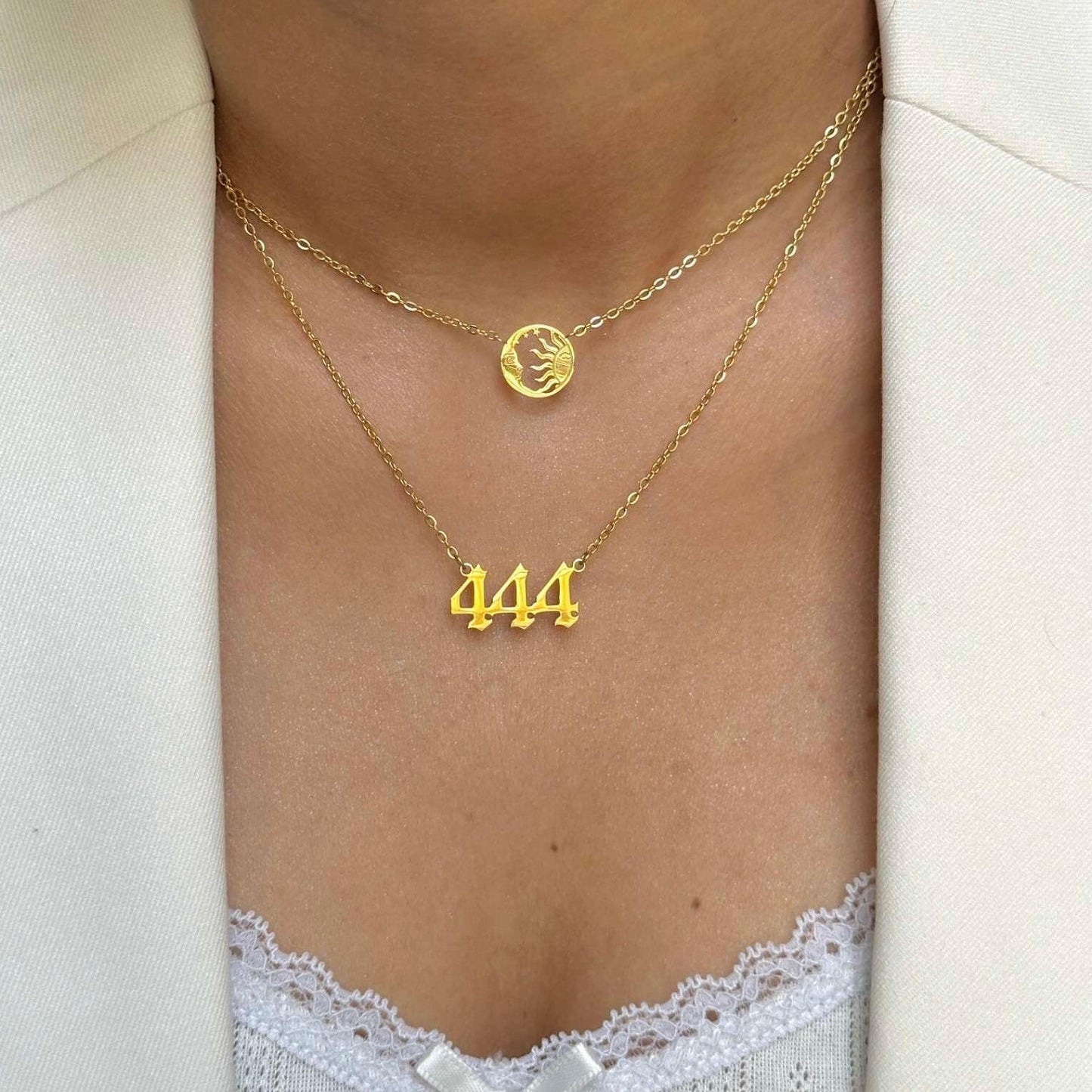 Angel Number Necklace  The Chic Women.